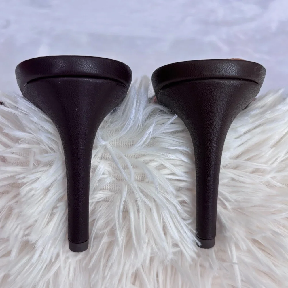 DV by DOLCE VITA Elley Rhinestone Stiletto Heel Mule--NEW--9.5
